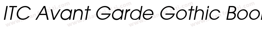 ITC Avant Garde Gothic Book BT Requ字体转换